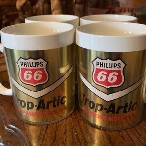 Vintage Phillips 66 Oil Gas Mug Trop-Artic INSULATED THERMO-SERV USA like new